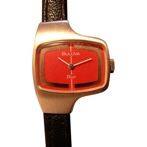 vintage christian dior watch bulova|bulova dior watches.